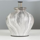 Настольная лампа "Кумп" E14 40Вт серый 20х20х30 см RISALUX - фото 23539254