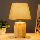 Лампа настольная 16616/1BR E14 40Вт бежевый 23х23х34 см RISALUX - фото 23539282