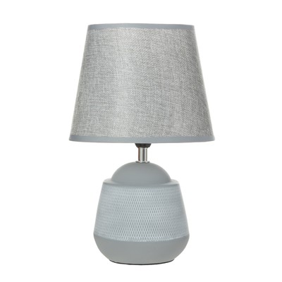 Настольная лампа «Гатер» E14 40 Вт серый 20×20×31 см RISALUX