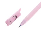 Стираемая ручка, гелевая, синий стержень, узел 0.35 мм, МИКС - Фото 4