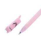 Стираемая ручка, гелевая, синий стержень, узел 0.35 мм, МИКС 9930838