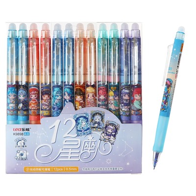 Ручка гелевая со стираемыми чернилами Calligrata, 0,5мм, стержень синий, микс