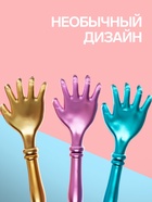 Ручка-прикол Calligrata «Рука», синий стержень, гелевая, МИКС - Фото 2