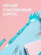 Ручка-прикол Calligrata «Рука», синий стержень, гелевая, МИКС - Фото 4