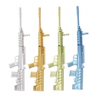 Ручка-прикол Calligrata «Автомат», синий/чёрный стержень, гелевая, МИКС - Фото 4