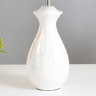 Настольная лампа "Лилиан" Е27 40Вт белый 25х25х42см RISALUX - фото 23352368