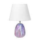 Настольная лампа «Косетт» Е27 40 Вт фиолетовый 22.5×22.5×32.5 см RISALUX - Фото 6