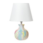 Настольная лампа «Корин» Е27 40 Вт синий-фиолетовый 22.5×22.5×32.5 см RISALUX - Фото 6