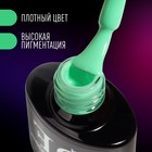 Гель лак для ногтей, неоновый, трехфазный, 8 мл, LED/UV, зелёный (19) - Фото 2