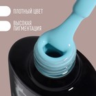 Гель лак для ногтей «DELICATE NUDE», 3-х фазный, 8 мл, LED/UV, цвет голубой (29) - Фото 2