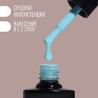 Гель лак для ногтей «DELICATE NUDE», 3-х фазный, 8 мл, LED/UV, цвет голубой (29) - Фото 3