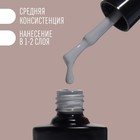 Гель лак для ногтей «DELICATE NUDE», 3-х фазный, 8 мл, LED/UV, цвет серый (51) - Фото 3