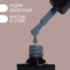 Гель лак для ногтей нюдовый, трехфазный, 8 мл, LED/UV, серый (53) - Фото 3