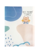 Папка формат А4, с 40 прозрачными файлами «Зверята», МИКС - Фото 2