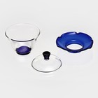 Пиала для чая «Гайвань», 250 мл, с подставкой и крышкой, стекло - Фото 5