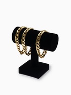 Подставка для часов и браслетов QF «Мини», флок, 7.5×13.5×13.5 см, чёрная - Фото 1