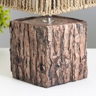 Настольная лампа "Каре" E27 40Вт коричневый 15х15х29 см RISALUX - фото 23352542