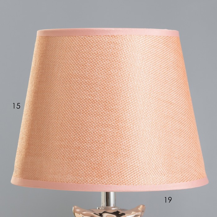 Настольная лампа "Сова" Е14 40Вт золото 20х20х33,5 см RISALUX - фото 1909417059