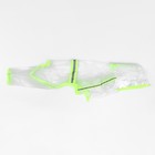 Дождевик - комбинезон для собак, размер 2XL, ДС 42, ОГ 57 см, вес 16-20 кг, прозрачный, жёлтый - Фото 2