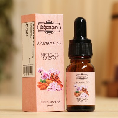 Эфирное масло «Миндаль и сакура», с дозатором, 10 мл «Добропаровъ»