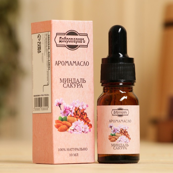 Эфирное масло «Миндаль и сакура», с дозатором, 10 мл «Добропаровъ» - Фото 1
