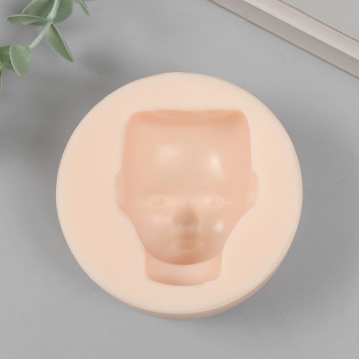 Молд силикон "Лицо младенца" №3 6х4,6х2,8 см