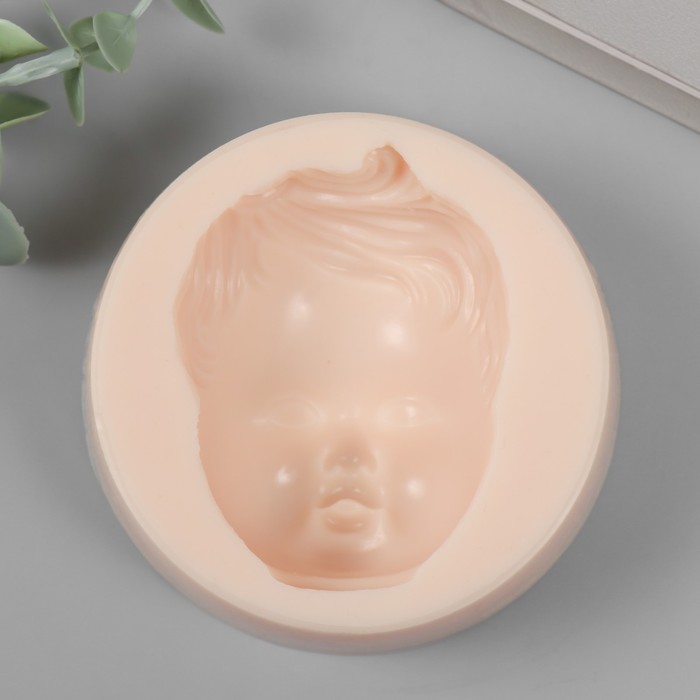 Молд силикон "Лицо младенца" №4 7х5,5х2,8 см