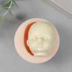 Молд силикон "Лицо младенца" №19 4,5х3,7х2,8 см - фото 3252555
