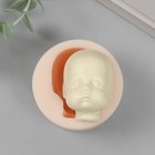 Молд силикон "Лицо младенца" №20 4,5х3,2х2,5 см - фото 109511392