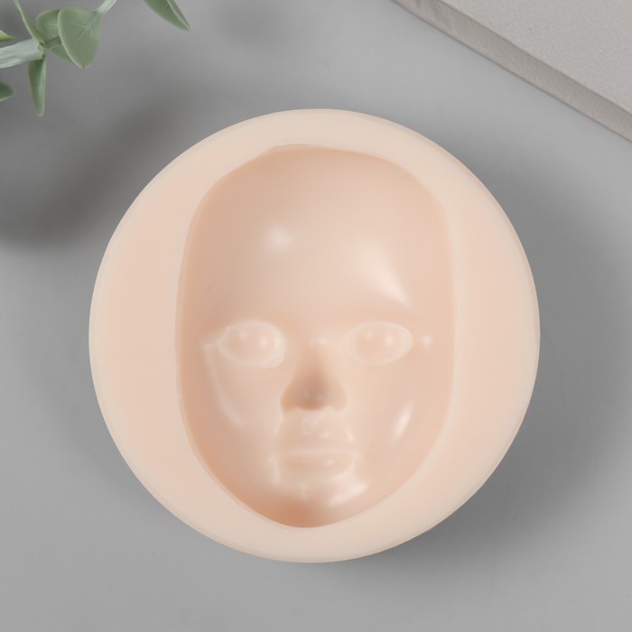 Молд силикон "Лицо младенца" №23 6,6х4,9х2 см