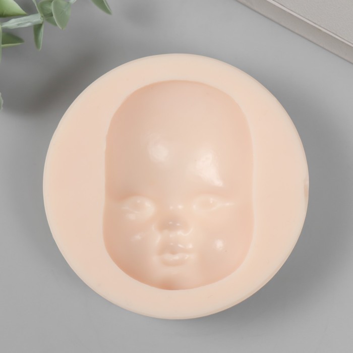 Молд силикон "Лицо младенца" №24 7,5х5,4х2 см