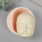 Молд силикон "Лицо младенца" №26 8,5х6х3,5 см - фото 2918207