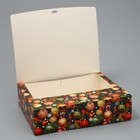 Коробка подарочная «Новогодние игрушки», 31 х 24.5 х 8 см - Фото 2