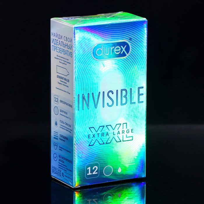 Презервативы Durex Invisible XXXl,  12 шт - Фото 1