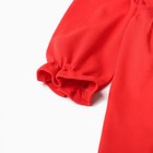 Платье и повязка Крошка Я, рост 62-68 см, красный - Фото 3