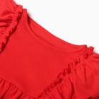 Платье детское с рюшами KAFTAN  р.30 (98-104 см) красный - Фото 5