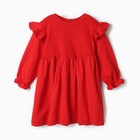 Платье детское с рюшами KAFTAN  р.30 (98-104 см) красный - Фото 8