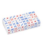 Игральные кости пластиковые «Кубики», белые, 1.4×1.4 см, набор 100 штук 10145521