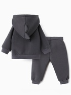 Костюм: толстовка и брюки «Крошка Я» Dino, рост 92-98, тёмно-серый - фото 30910495