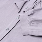 Блузка для девочки MINAKU: Cotton collection, серая, рост 146 см - Фото 10