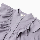 Блузка для девочки MINAKU цвет серый, рост 152 см - Фото 6