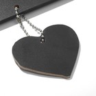УЦЕНКА Меловой ценник «Любовь», на верёвке, 5 сердец, 29,5×17 см, цвет чёрный - Фото 3