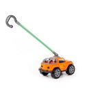 Автомобиль-каталка «Легионер» с ручкой, цвет оранжевый - фото 8049937