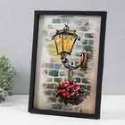 Ключница открытая "Фонарь"  5 крючков,  23х32 см - фото 42409651