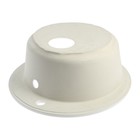 Мойка для кухни из камня ZEIN 30/G31, d=475 мм, круглая, перелив, цвет белый - Фото 3
