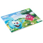 Альбом для рисования А4, 40 листов 100 г/м², на склейке, Смешарики - Фото 3