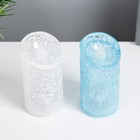 Светодиодная свеча, ночник LED RISALUX «Лёд», 1 Вт, от батареек 3×LR44, 5×5×16 см, МИКС - Фото 1