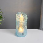 Светодиодная свеча, ночник LED RISALUX «Лёд», 1 Вт, от батареек 3×LR44, 5×5×16 см, МИКС - Фото 2