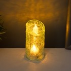 Светодиодная свеча, ночник LED RISALUX «Лёд», 1 Вт, от батареек 3×LR44, 5×5×16 см, МИКС - Фото 3