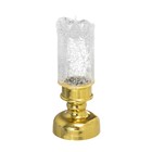 УЦЕНКА Ночник "Ледянная свеча" LED 1Вт от батареек 3хLR44 золото 4,5х4,5х12 см RISALUX - Фото 9